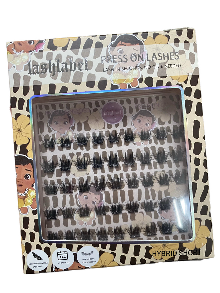 HYBRID SHORT PRESS ON LASHES
