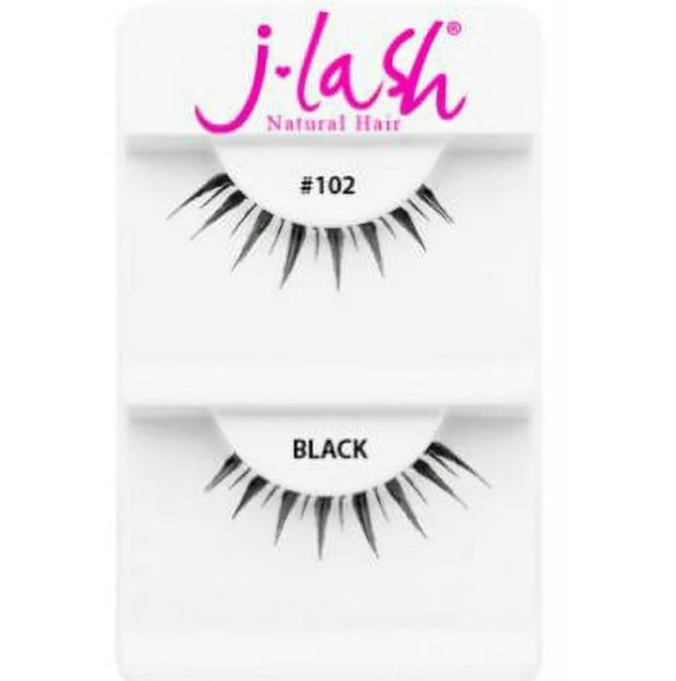 Natural clear band lashes