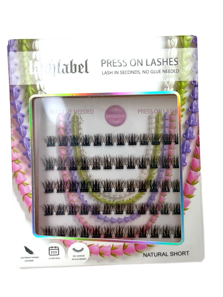 NATURAL SHORT PRESS ON LASHES