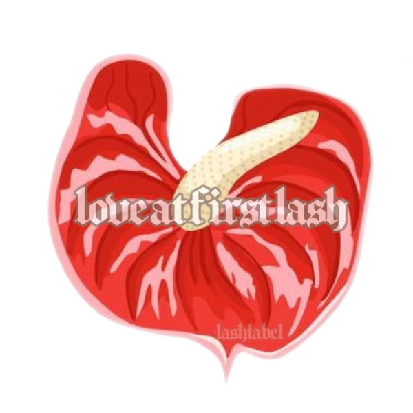 Love At First Lash Sticker