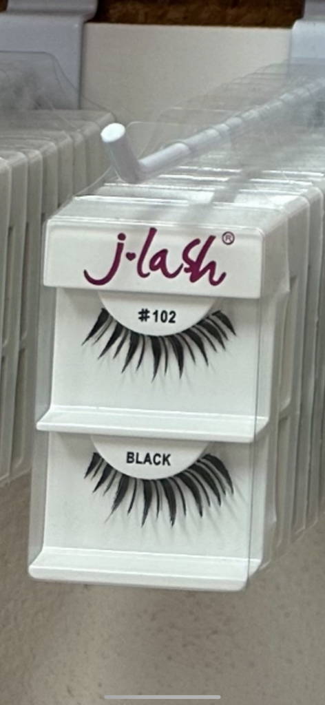 Natural clear band lashes