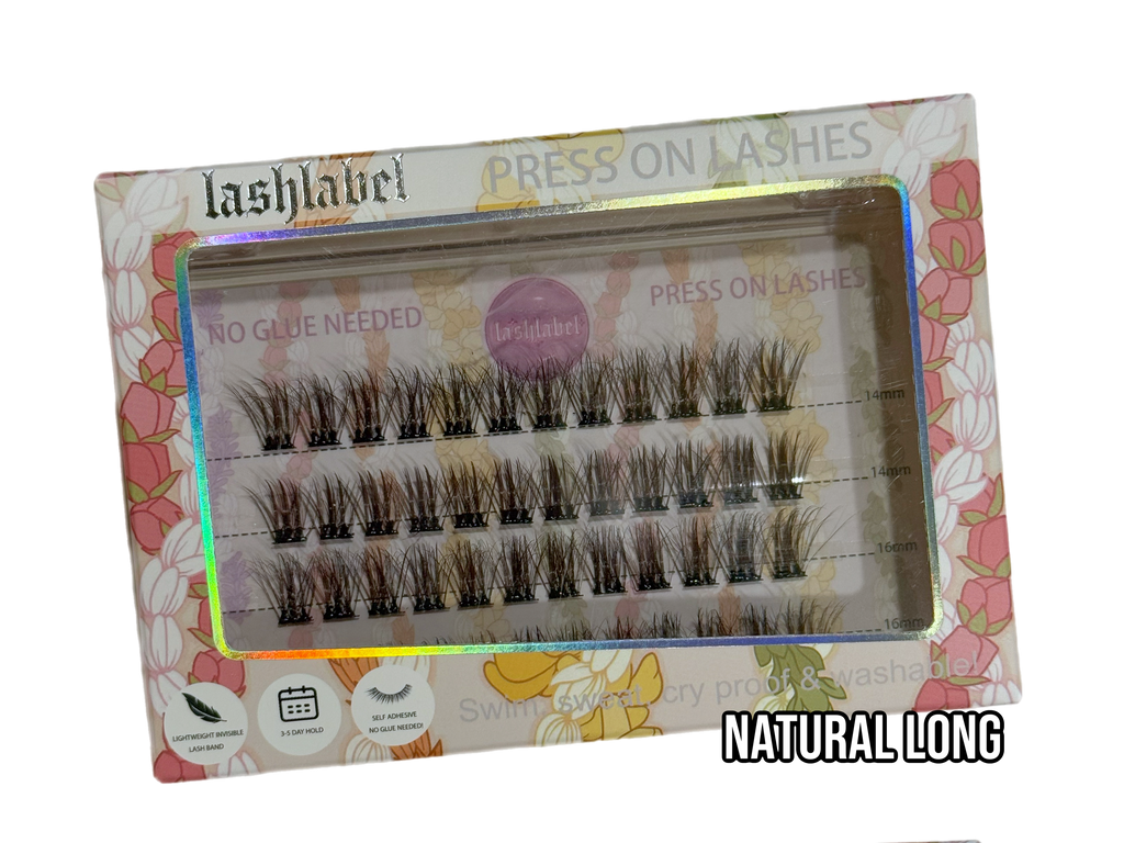 NATURAL SHORT PRESS ON LASHES