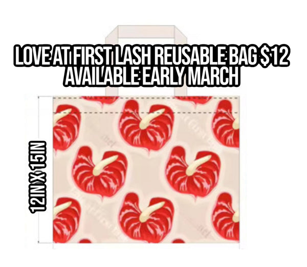 ‘Love At First Lash’ Reusable Bag
