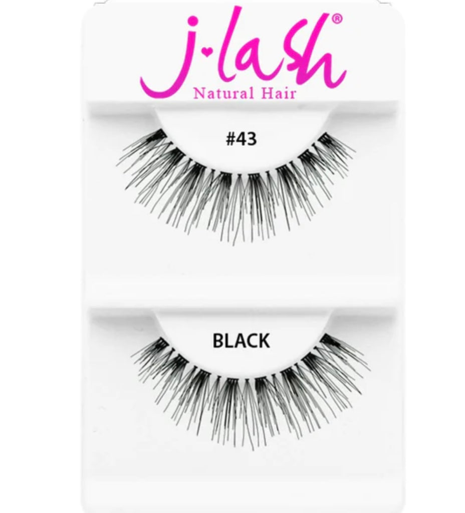 Natural clear band lashes