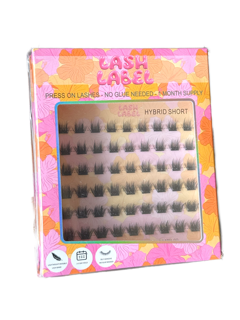 HYBRID SHORT PRESS ON LASHES