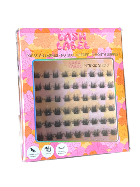 HYBRID SHORT PRESS ON LASHES